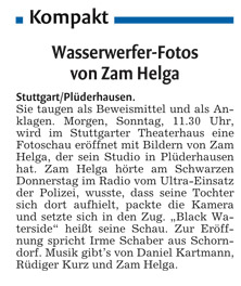 Zam Helga Black Waterside Pressebericht 2